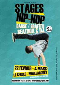 Stages hip hop. Du 22 février au 4 mars 2016 à Bouillargues. Gard. 